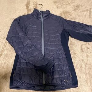 Mammut blue puffer, womens medium